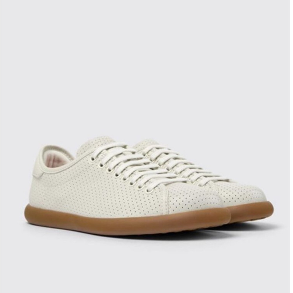 Camper Pelotas Soller Perforated Suede Leather Sneakers size 40 NWOB - Picture 3 of 17